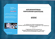 Certificate of Participation Broadcast Cable & Satellite